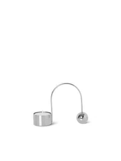 Ferm Living Balance Tealight Holder In Metallic