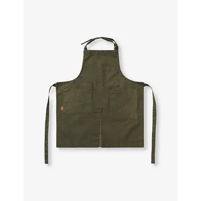 Ferm Living Olive Bark Organic-cotton Garden Apron
