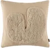 Ferm Living Beige & Off-white Lay Cushion In Sand / Off-white