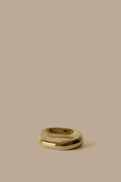 Ferm Living Bellure Bowl In Gold