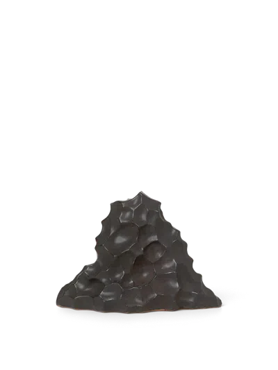 Ferm Living Berg Ceramic Sculpture In Black