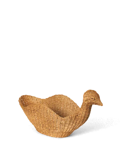 Ferm Living Bird Braided Storage In Multi