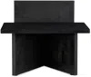 Ferm Living Black Oblique Stool In Black Stained Ash