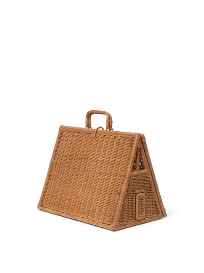 Ferm Living Braided A-house In Brown