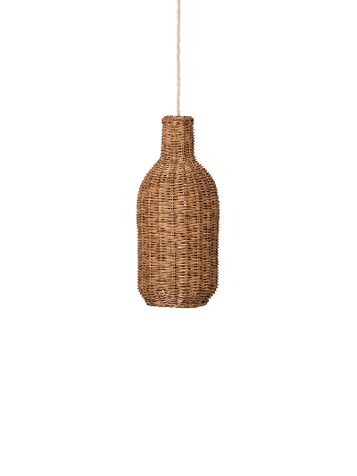 Ferm Living Braided Lampshade In Brown
