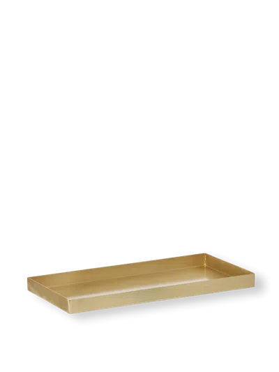 Ferm Living Brass Office Tray In Gold