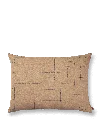 Ferm Living Brown Cotton Cushion Large