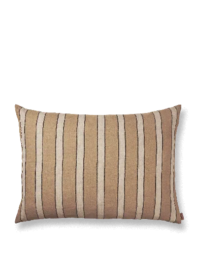 Ferm Living Brown Cotton Cushion Large