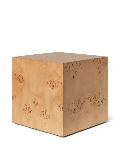 Ferm Living Burl Cube Side Table In Brown