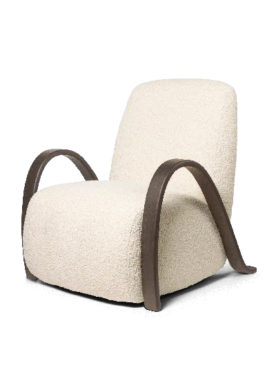 Ferm Living Buur Lounge Chair In Neutral