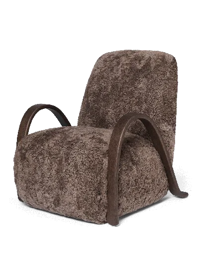 Ferm Living Buur Lounge Chair In Brown