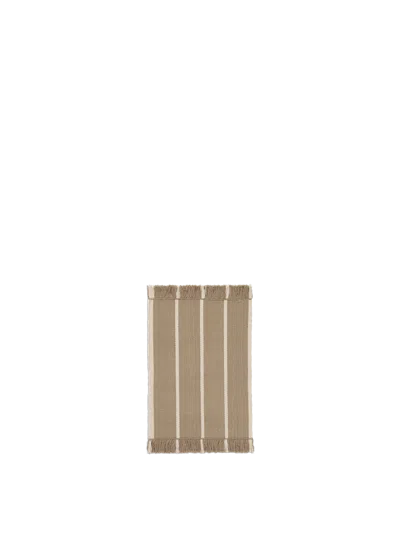 Ferm Living Calm Kelim Mat In Brown