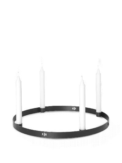 Ferm Living Candle Holder Circle In Black
