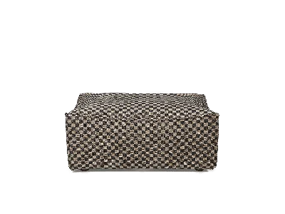 Ferm Living Catena Pouf Rectangular L501 Check In Black