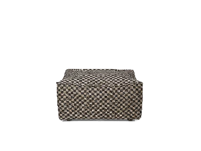 Ferm Living Catena Pouf Rectangular S501 Check In Black