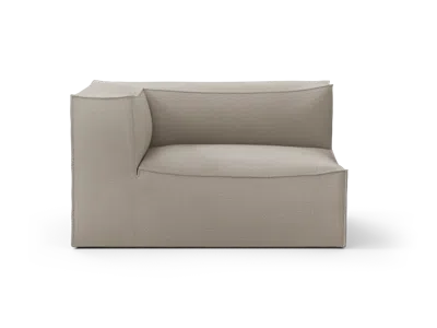 Ferm Living Catena Sofa Armrest Left L400 Cotton Linen In Gray