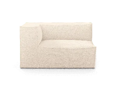 Ferm Living Catena Sofa Armrest Left L400 Wool Bouclé In Neutral