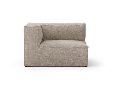 Ferm Living Catena Sofa Armrest Left S400 Cotton Linen In Neutral