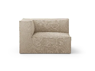 Ferm Living Catena Sofa Armrest Left S400 Rich Linen In Neutral
