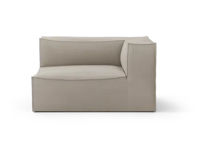 Ferm Living Catena Sofa Armrest Right L401 Cotton Linen In Gray