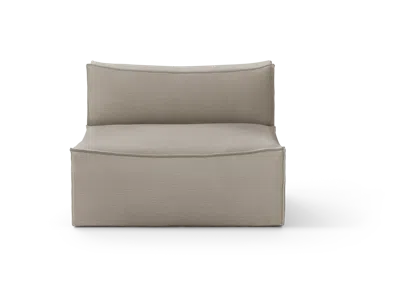 Ferm Living Catena Sofa Center L100 Cotton Linen In Brown
