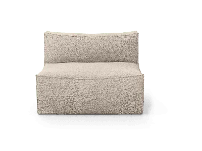 Ferm Living Catena Sofa Center L100 Wool Bouclé In Neutral