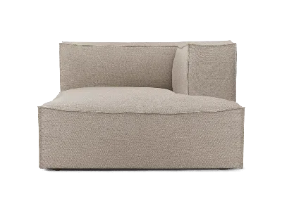 Ferm Living Catena Sofa Chaise Longue Right L601 Cotton Linen In Gray