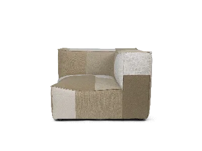 Ferm Living Catena Sofa Connect Corner Module L200 Patchwork In Neutral