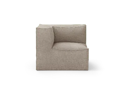 Ferm Living Catena Sofa Connect Corner S200 Cotton Linen In Gray