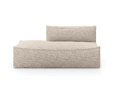 Ferm Living Catena Sofa Open End Left L300 Wool Bouclé In Neutral