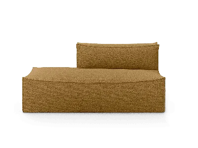 Ferm Living Catena Sofa Open End Left L300 Wool Bouclé In Brown