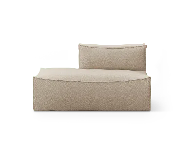 Ferm Living Catena Sofa Open End Left S300 Rich Linen In Neutral