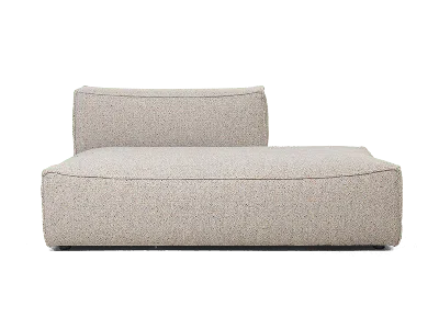 Ferm Living Catena Sofa Open End Right L301 Confetti Bouclé In Gray