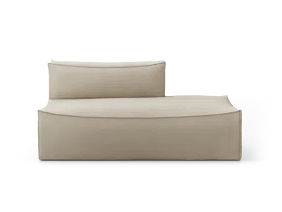 Ferm Living Catena Sofa Open End Right L301 Rich Linen In Neutral