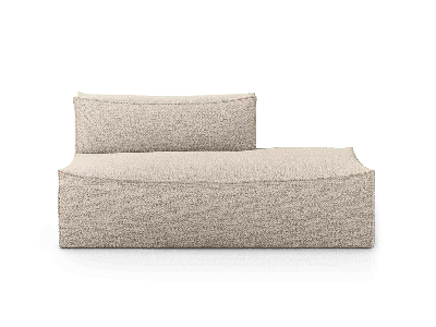 Ferm Living Catena Sofa Open End Right L301 Wool Bouclé In Neutral