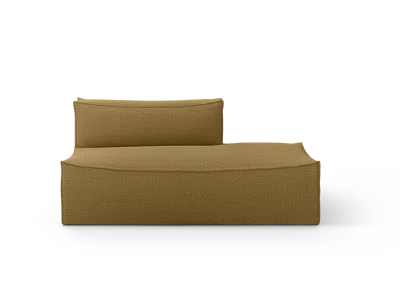 Ferm Living Catena Sofa Open End Right L301 Wool Bouclé In Brown