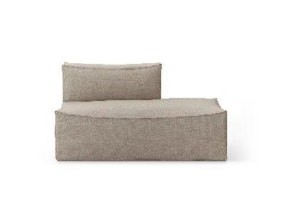 Ferm Living Catena Sofa Open End Right S301 Cotton Linen In Gray