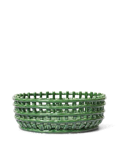 Ferm Living Ceramic Centrepiece In Green