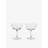 Ferm Living Clear Host Cocktail Glasses Set Of Two