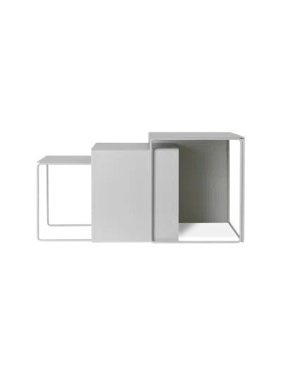 Ferm Living Cluster Tables (set Of 3) In White