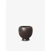 Ferm Living Doro Glazed-terracotta Cup In Coffee