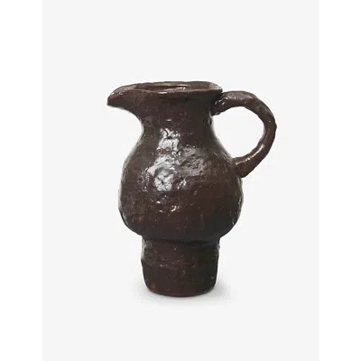 Ferm Living Coffee Doro Textured Glazed-terracotta Jug 20cm