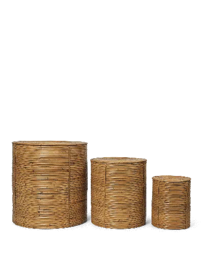 Ferm Living Column Storage In Brown