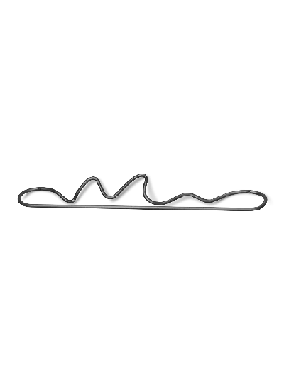 Ferm Living Curvature Towel Hanger In Black