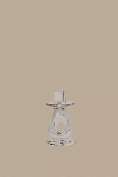 Ferm Living Damo Candle Holder In Transparent