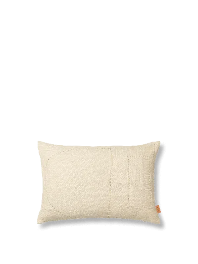 Ferm Living Darn Cushion Cover In Neutral