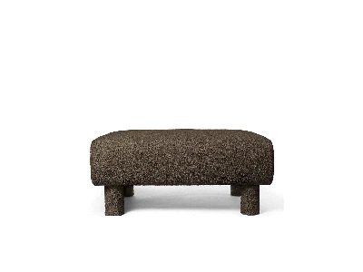 Ferm Living Dase Ottoman Soft Bouclé In Brown