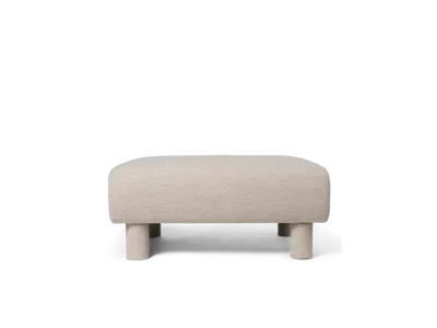Ferm Living Dase Ottoman Soft Bouclé In Brown