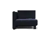 Ferm Living Dase Sofa Armrest Left Rich Velvet