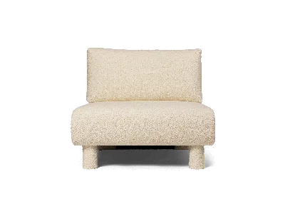 Ferm Living Dase Sofa Center Nordic Bouclé In Brown